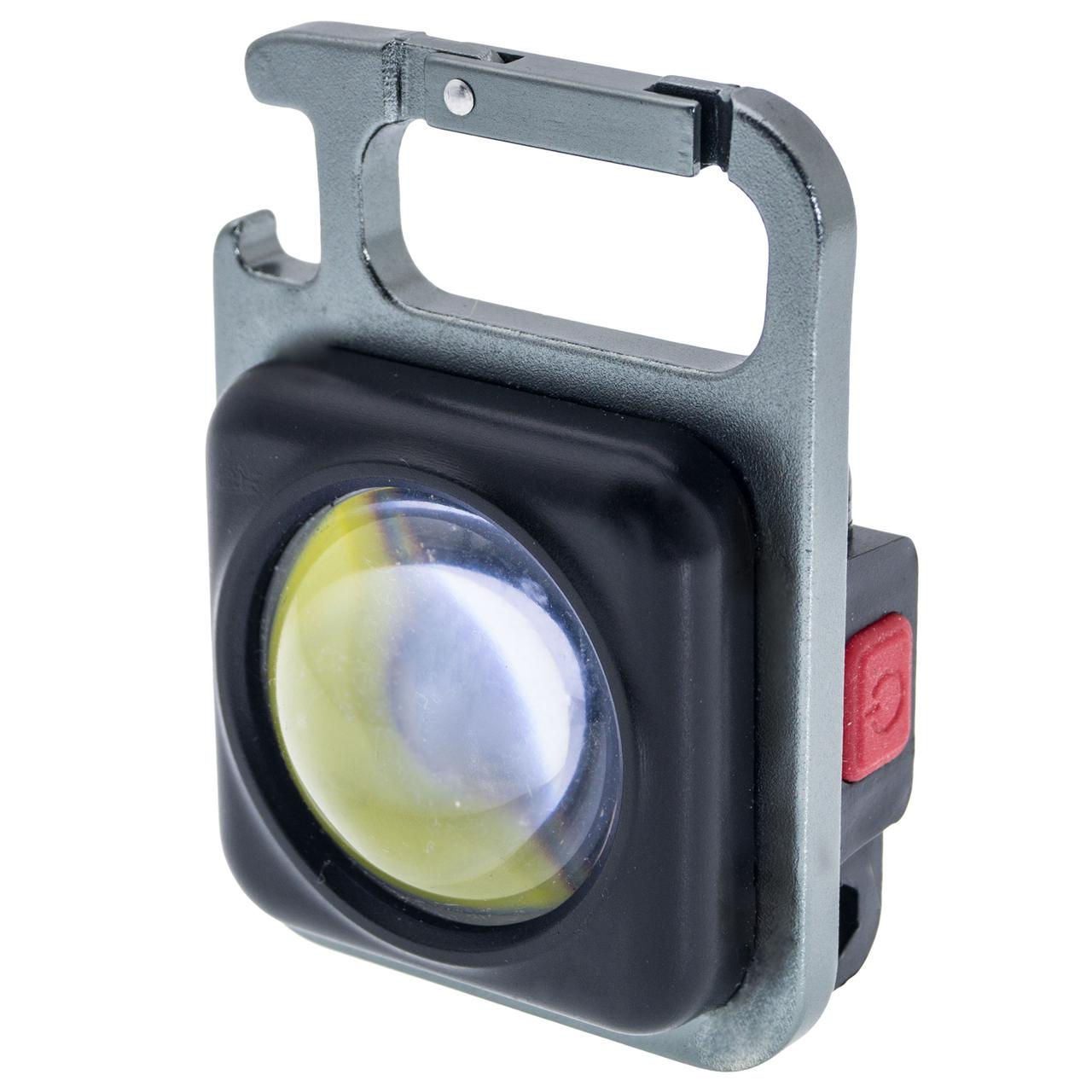Ліхтар-брелок 5W COB LED WF254S red + white light USB-C кабель в комплекті