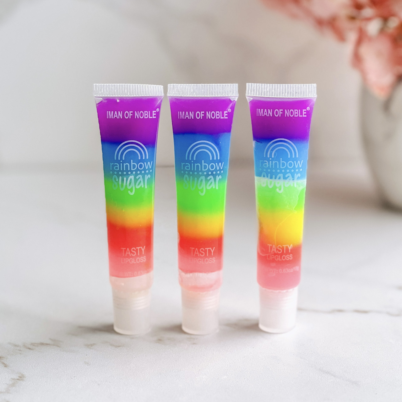 Блиск для губ Iman of noble Rainbow Sugar Веселка