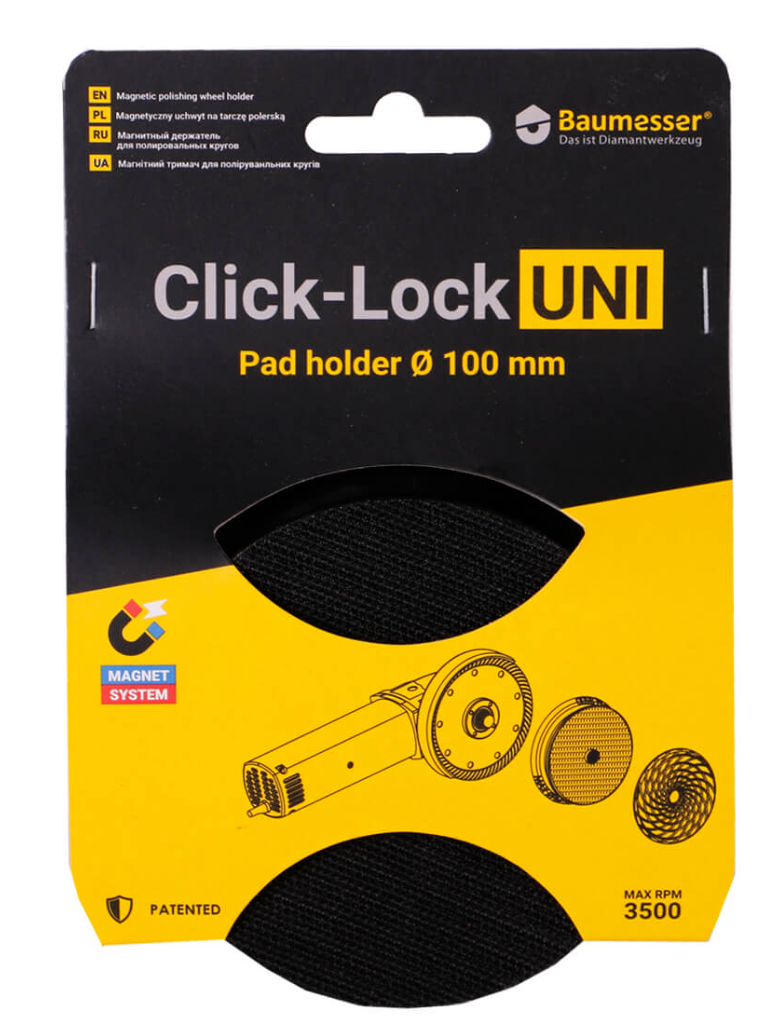 Магнітний тримач BAUMESSER CLICK-LOCK UNI (ТМ Mechanic), фото 1