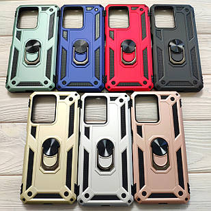 Чохол Armor для Xiaomi Redmi Note 12 4G Протиударний з кільцем (різні кольори)