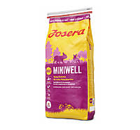 Корм для собак Josera MINIWELL Йозера минивель для собак малых пород 15 кг