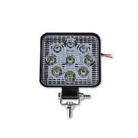 Светодиодный LED прожектор, master LED, низковольтный 10-30V, 8W, 6000K, IP67, чёрный. ЕВРОПА!