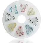 Штифти скловолоконні рифлені, набір 200 шт.