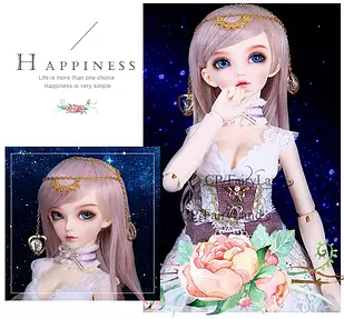 Лялька 40 см БЖ Choe 1/4, Minifee BJD, Хлоя, колекційна шарнірна лялька, повний комплект