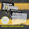 Фара LED 4*15W 60W Лідер (4лінзи 150*90*65 мм), фото 4