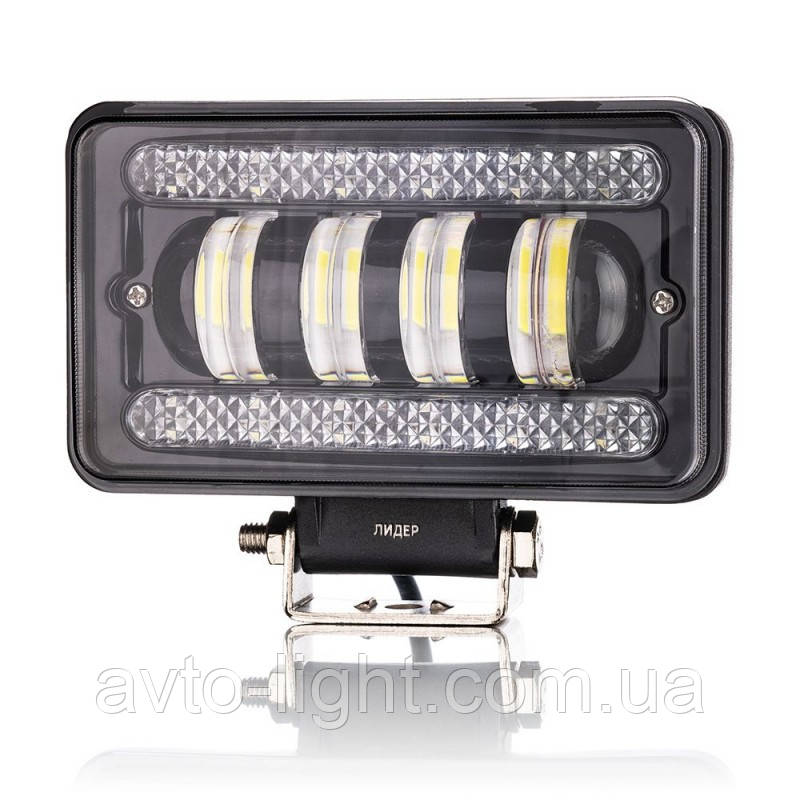 Фара LED 4*15W 60W Лідер (4лінзи 150*90*65 мм)