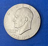 Монета США 1 долар 1976 р. 200-років підписання деклараціі, фото 3
