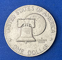 Монета США 1 доллар 1976 г. 200-лет подписания декларации.