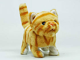 Інтерактивна іграшка Shantou Котик рудий 15 см MC-1054-4