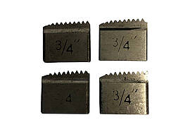 Резцы сменные плашки для клуппа Toolex - 3/4" (4шт) 1 шт.