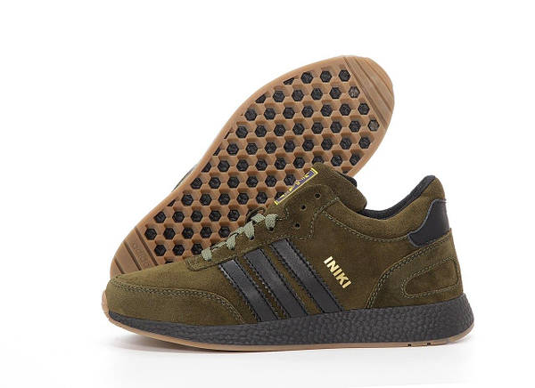 Adidas Iniki Khaki Grey Winter Fur 14254