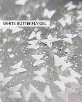 Гель для декора Crooz White Butterfly Gel 5г
