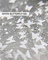 Гель для декору Crooz White Butterfly Gel 5г