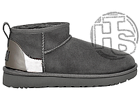 Женские угги UGG Ultra Mini Grey Lacquer ALL10097