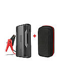 Пусковий пристрій портативний, стартер багатофункціональний автомобільний (бустер) Jump Starter R22-6 + Power Bank Чорний, фото 5