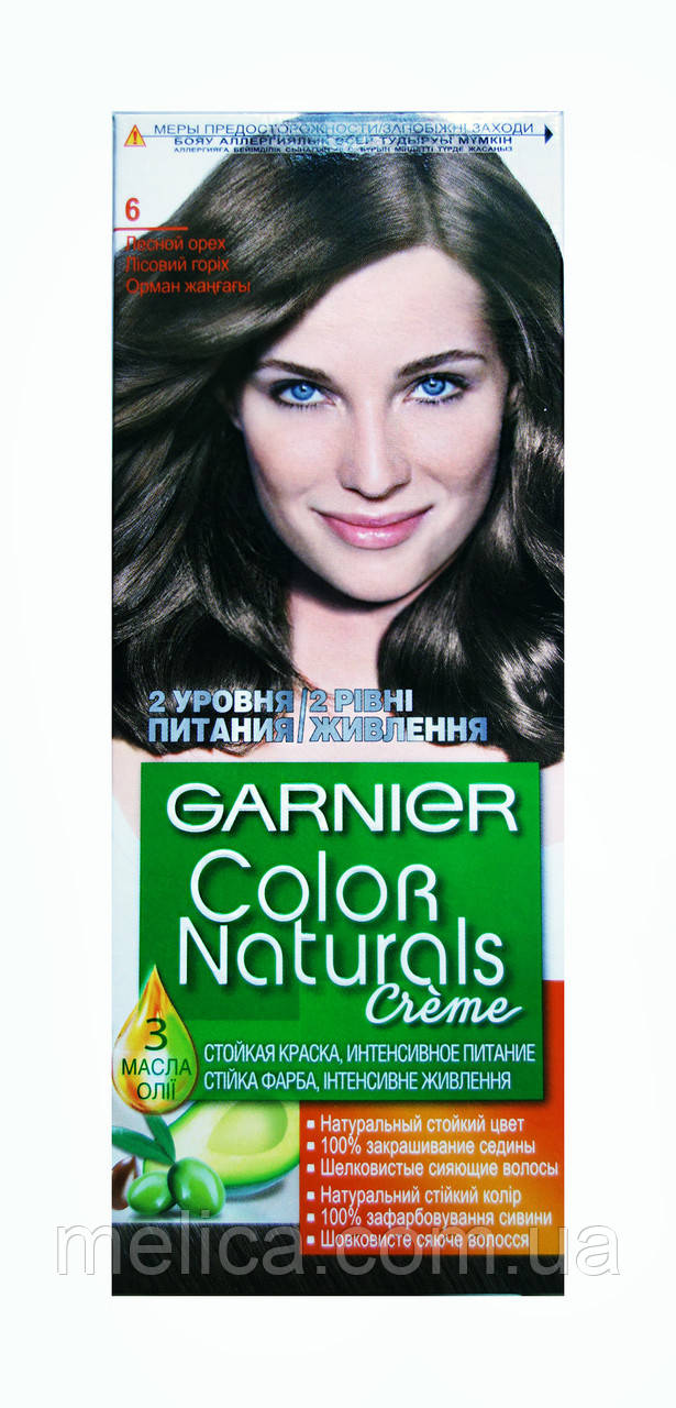 Стійка крем-фарба Garnier Color Naturals 6 Лісовий горіх