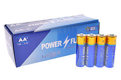 Батарейки Power Flash super Alkaline AA LR6 шрінка 40 шт.