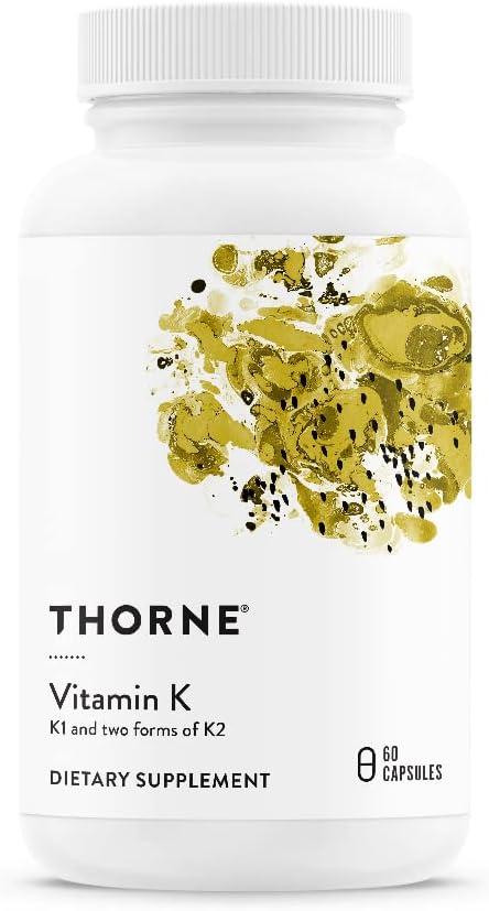 Thorne Research Vitamin K (Formerly 3-K Complete) / Вітаміни K 60 капсул