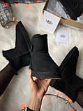 Жіночі мінісапоги UGG Mini Bailey Button II Black 1016422, фото 3