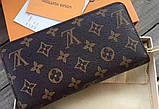 Чоловічий гаманець Louis Vuitton коричневий, фото 6