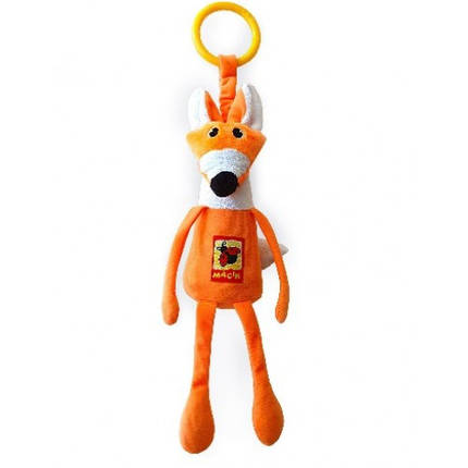 Брязкальце-підвіска м'яке Брязкальце-дзвіночок Лисеня МС 010402-01, фото 1