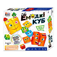 Гр Емоджі куб 68831 (16/2) "4FUN Game Club", 48 карток, дзвінок, кубики, в коробці