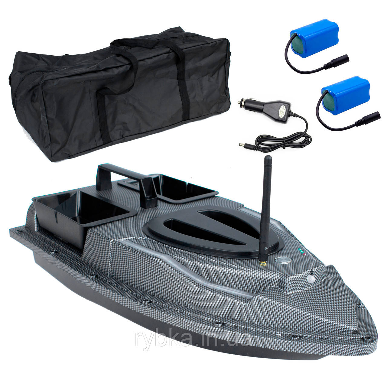 Корабельний набір - кораблик Flytec V900 GPS сумка для транспортування та акумулятор на 12000 ma/h