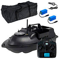 Комплект корпового кораблика Flytec V010 GPS з сумкою + основний та додатковий акумулятор на 12000 мАг