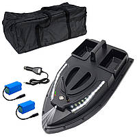 Карповий кораблик Flytec V700, комплект: сумка + 2 акумулятори 12000 мА·год