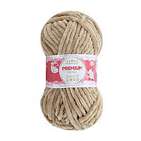 Пряжа Premium Yarn Baby Love 50 г, 60 м, Бежева 317, 1 моток (YAR-052314)