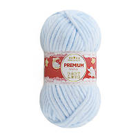 Пряжа Premium Yarn Baby Love 50 г, 60 м, Блакитна світла 306, 1 моток (YAR-052323)