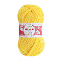 Пряжа Premium Yarn Baby Love 50 г, 60 м, Желтая 313, 1 моток (YAR-052326)