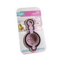 Kitware QLUX Набір конд. ложок асорт. MIX-пластик. 3 шт