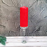 Свічка столова циліндр Bispol sw60/150-030 Червонй, фото 7