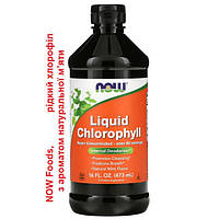 Now Foods Liquid Chlorophyll, 473 мл ( Natural Mint )