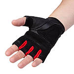 Рукавички для фітнесу PowerPlay 2222 Чорні XL, фото 5