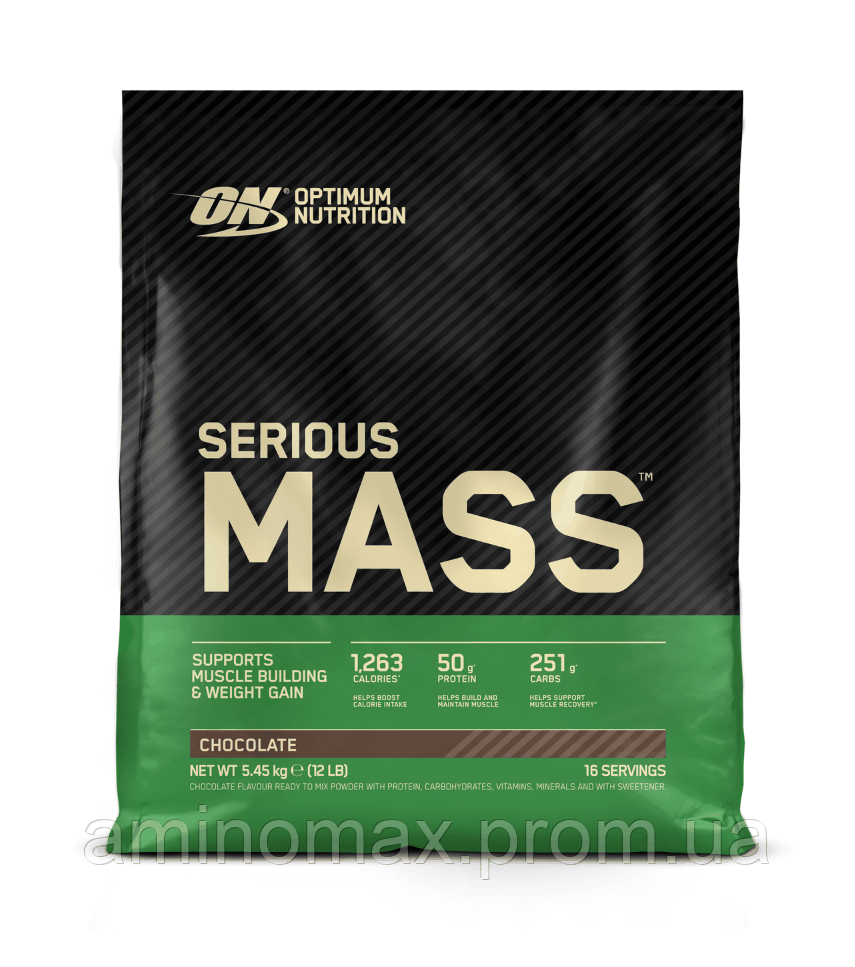 Optimum Nutrition EU Serious Mass 5450g Chocolate