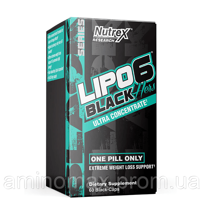 Nutrex Research Lipo-6 Black Hers Ultra Concentrate 60 капсул