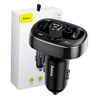 FM трансмиттер Baseus T Shaped S-09A Car Blyetooth MP3 (CCMT-000001) Black