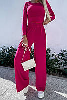Женский прогулочний костюм малинового цвета размер 44-46 169149T Бесплатная доставка