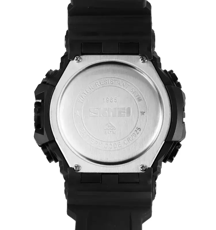 Мужские спортивные наручные часы Skmei 1965 (Черный), наручные часы мужские спортивные, электронные, армейские - фото 6 - id-p2040848374