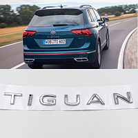 Емблема напис TIGUAN VW (Фольцваген) NEW type — Хром 220x20 мм