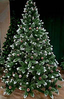 Искусственная классическая новогодняя елка, Пышная литая рождественская елка для декора 1.5