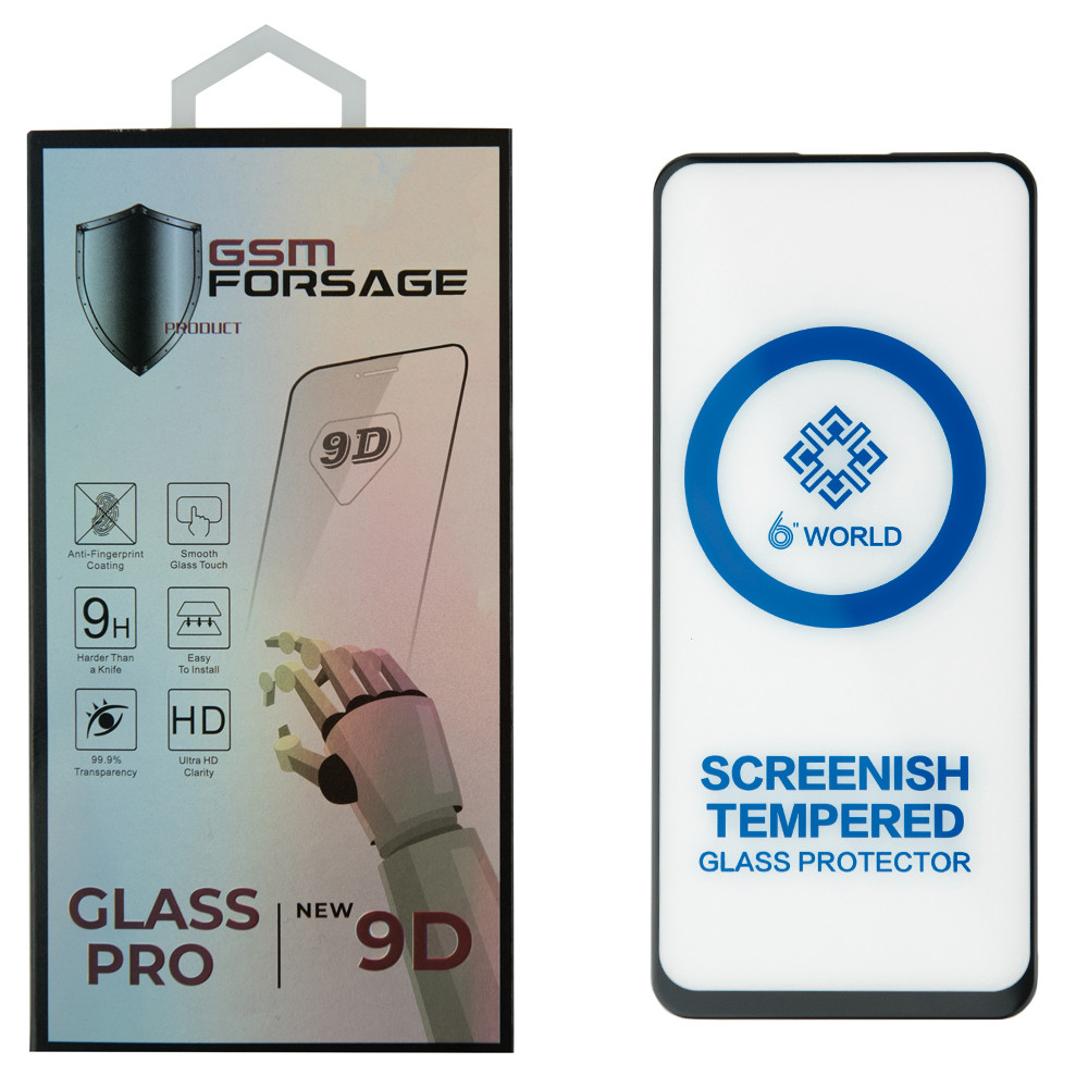 Захисне скло Premium Tempered Glass для Xiaomi Redmi Note 10 / Note 11 / Note 11S (6.43") Black