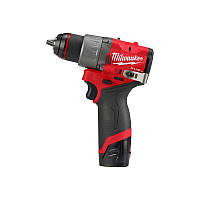 Дриль-шурупокрут акумуляторний MILWAUKEE, M12 FDD2-202X, 37Нм (+ заряд.пристрій, 2 акум.Х 2Аг, HDкейс)