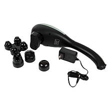 Акумуляторний ручний масажер для тіла з 5 насадками та підігрівом ZET-716