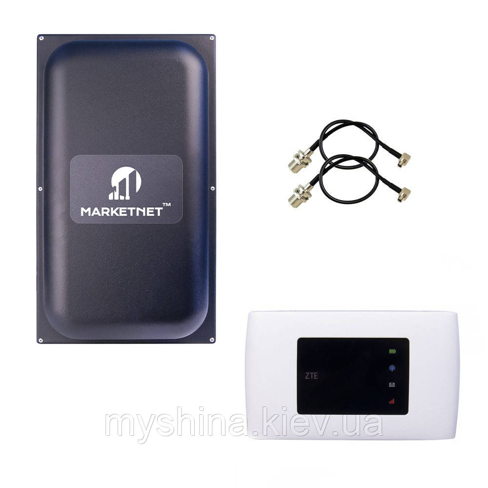 Комплект "4G роутер ZTE MF920U + Панельна 3G/4G антена MARKETNET Maxi MIMO 22 dBi 824-960 МГц/1700-2700 МГц"