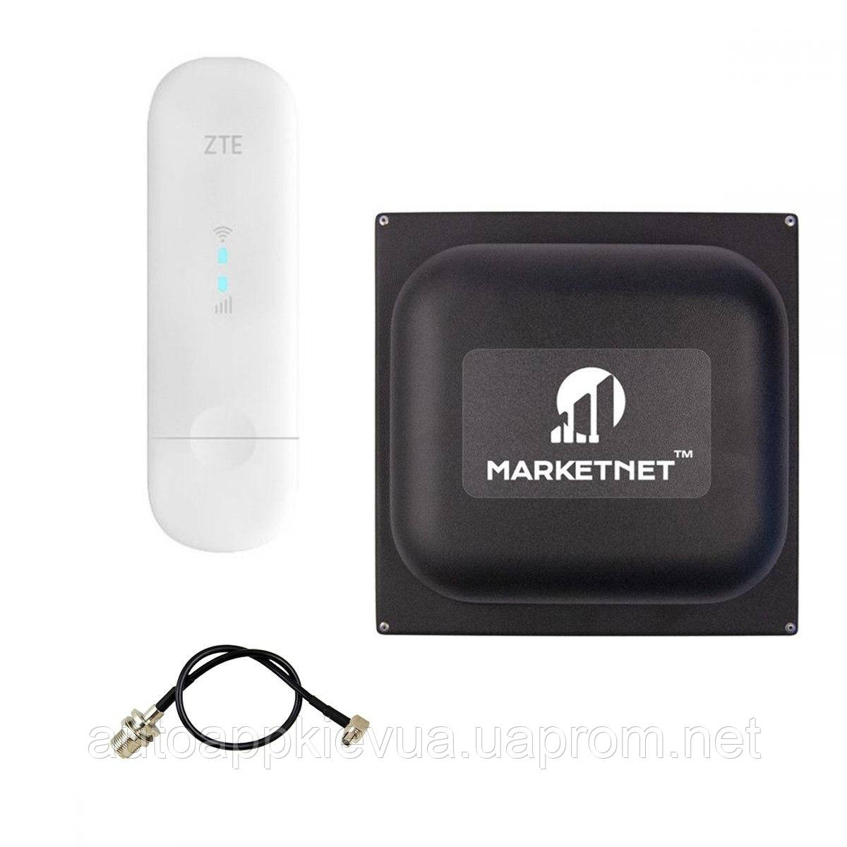 Комплект "ZTE MF79u + Антена панельна MARKETNET Square 19 dBi 824-960 МГц/1700-2700 МГц"