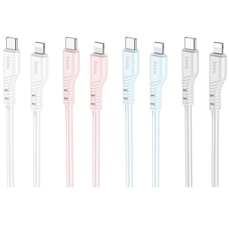 Дата кабель Hoco X97 Crystal color Type-C to Lightning 20W (1m)