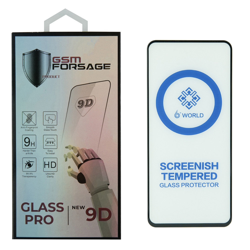 Захисне скло Premium Tempered Glass для Xiaomi Redmi 10 / Redmi 10 Prime (6.5') Black